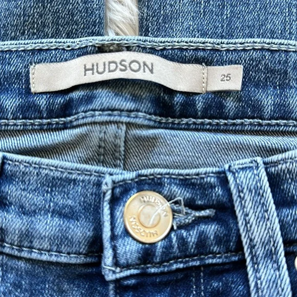 Hudson Jeans Nico Raw Hem Mid Rise Bootcut Jeans - Picture 5 of 8